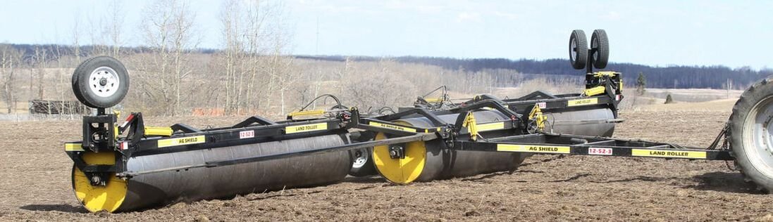 Ag Shield Three Section Land Rollers 42'' Drum