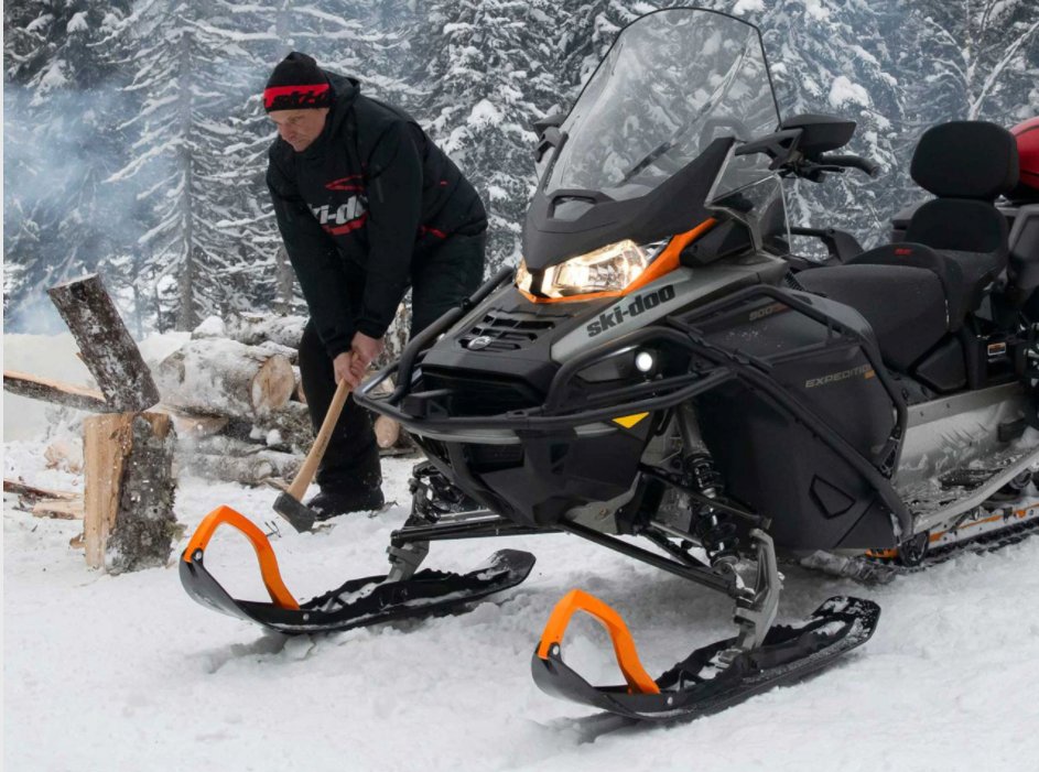 2023 Ski Doo Expedition SE Rotax® 900 ACE™ Turbo R Catalyst Grey/Orange Crush