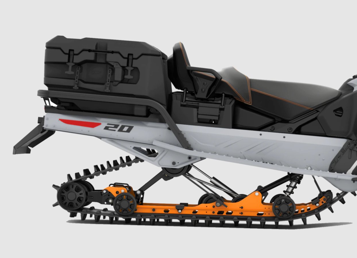 2023 Ski Doo Skandic SE Rotax® 900 ACE™ Catalyst Grey/Orange Crush