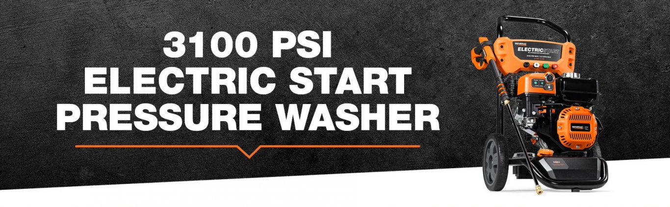 Generac 3100PSI Electric Start Pressure Washer