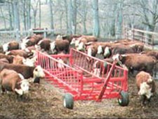 E Z Trail Round Bale Carrier/Feeders