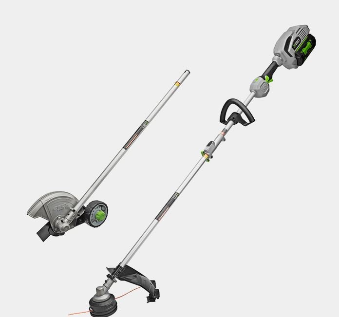 EGO POWER+ Multi Head Combo Kit; 15 String Trimmer, 8 Edger & Power Head with 5.0Ah Battery and Standard Charger EA0800