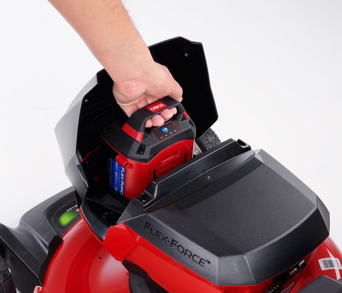 Toro22 60V MAX* Electric Battery SMARTSTOW® Self Propel High Wheel Mower (21357)