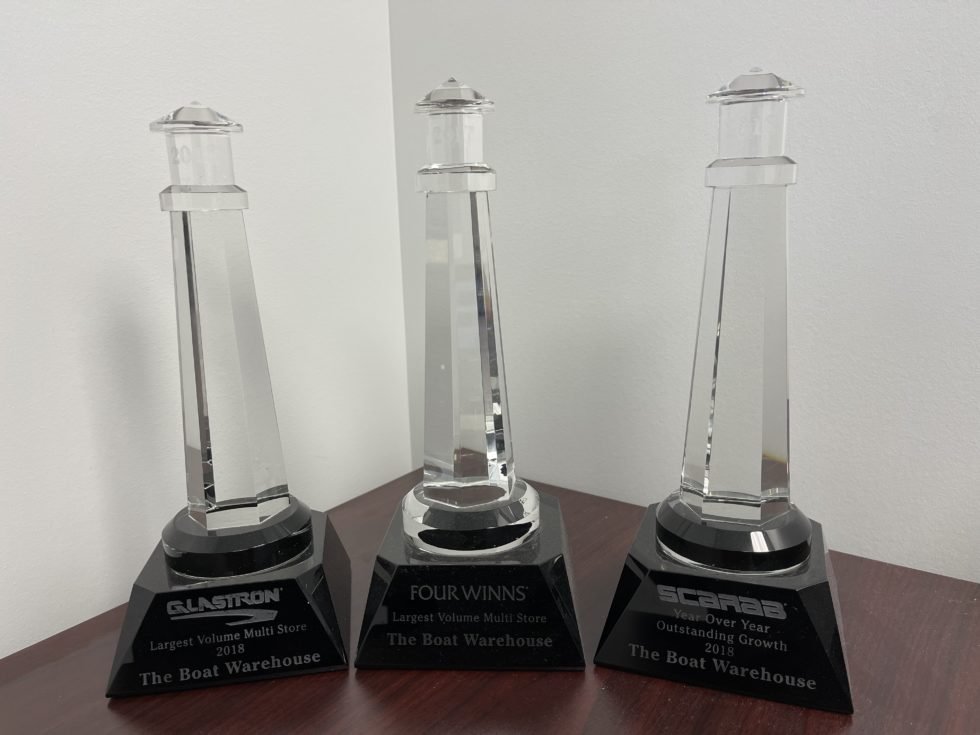 THE BOAT WAREHOUSE AWARDED FOR HIGHEST GROWTH AT THE GROUPE BENETEAU CADILLAC AWARDS