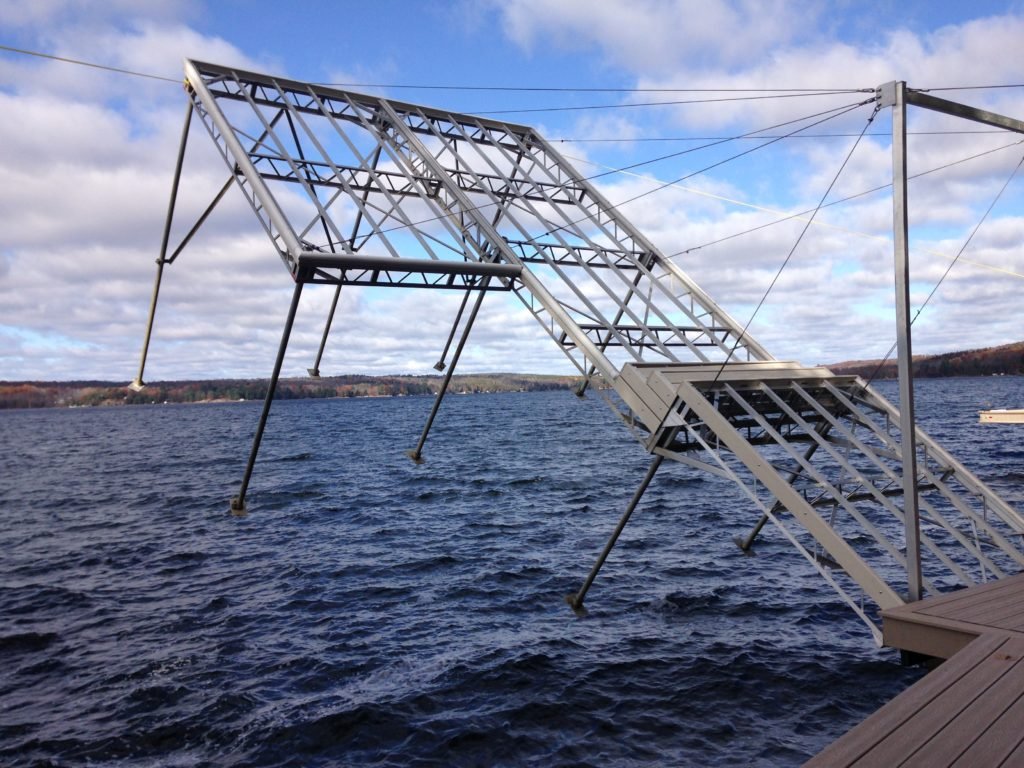 R & J Machine Lift Up & Lift Up Step Docks