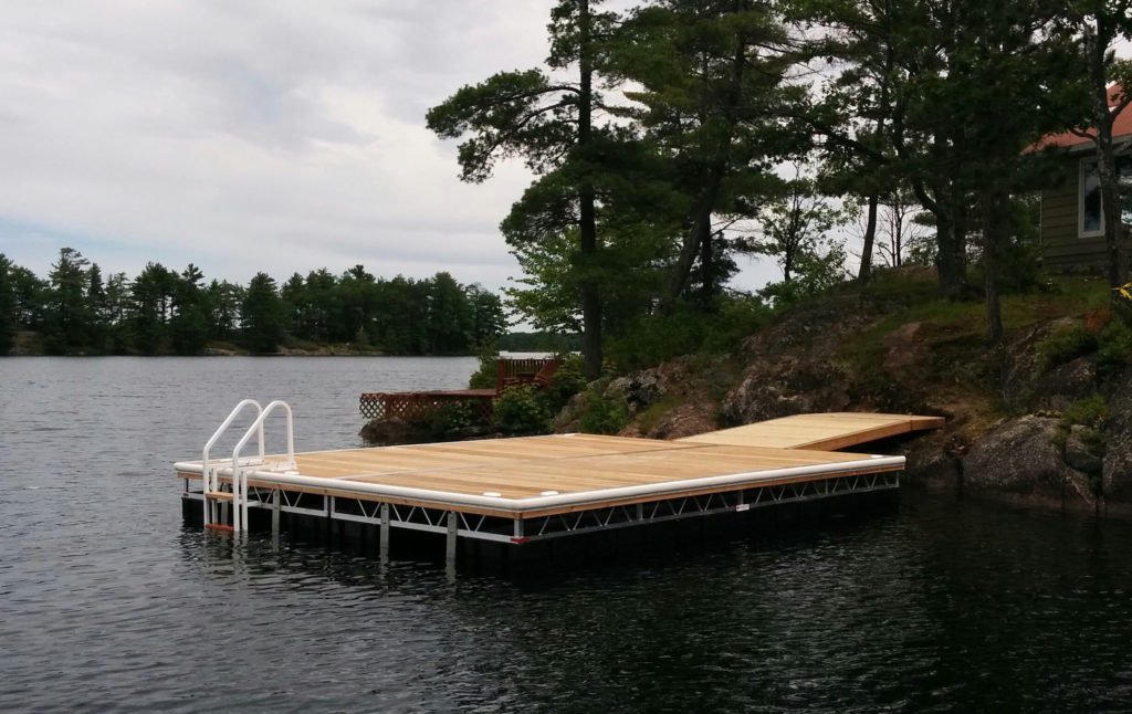 R & J Machine Floating Truss Docks