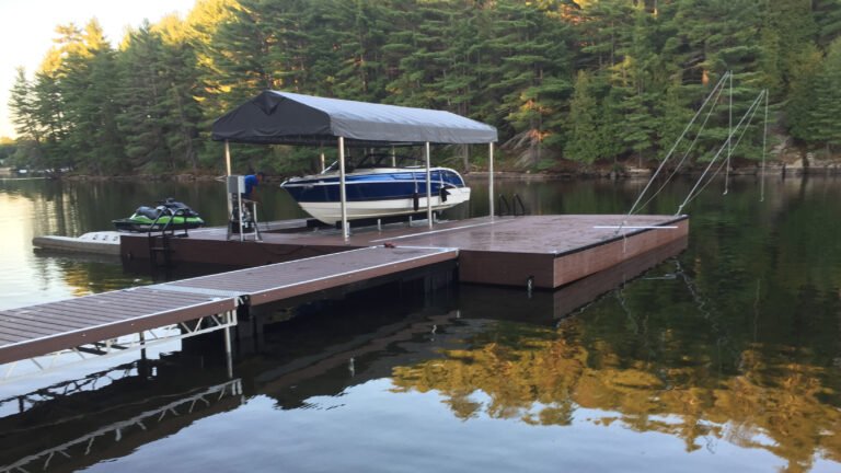 R & J Machine Hidden Beam Wet Slip Lifts