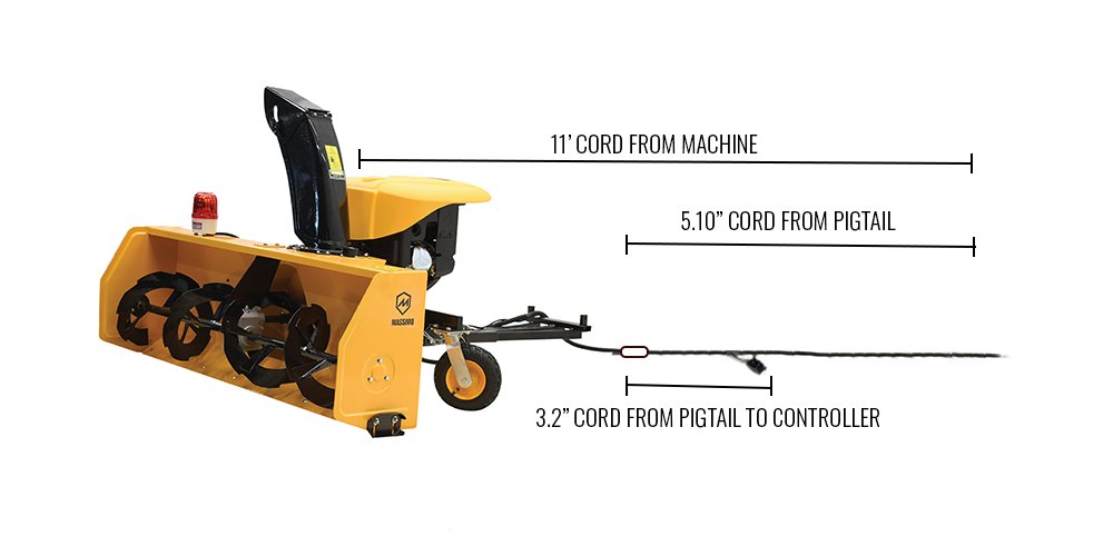 2022 Massimo 60 In. 420cc Electric Start UTV/ATV Snow Blower