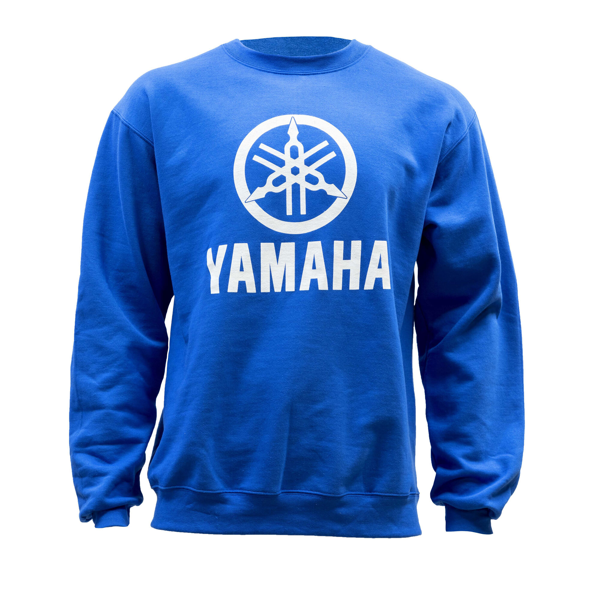 Yamaha Stacked Sweatshirt by Champion® Medium blue