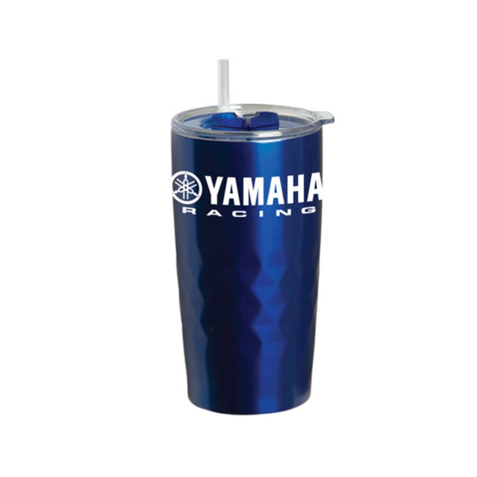 Yamaha Racing Stainless Steel Travel Bottle with Straw