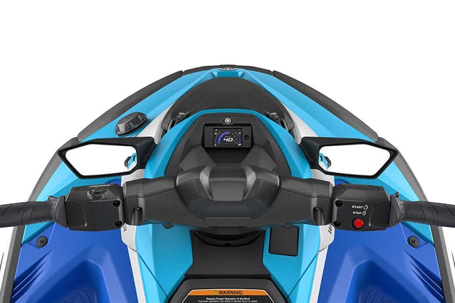 2026 Yamaha JetBlaster DLX 3 UP Azure Blue/White