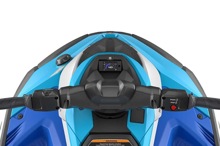 2026 Yamaha JetBlaster DLX 2 UP Azure Blue/White