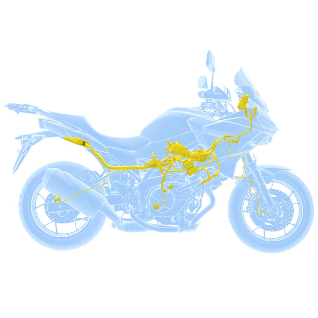 2027 Suzuki SV 7GX Pearl Brilliant White / Metallic Triton Blue (BQJ)