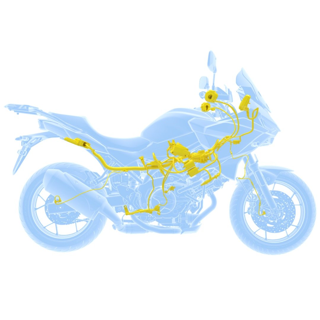 2027 Suzuki SV 7GX Pearl Brilliant White / Metallic Triton Blue (BQJ)