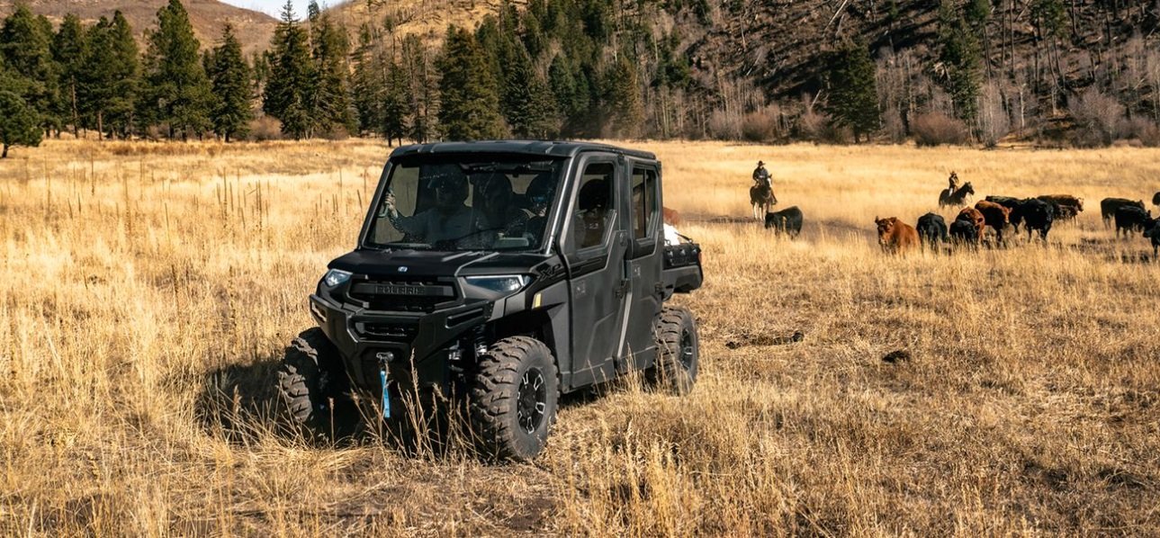 2026 Polaris® RANGER CREW XP 1000 Texas Edition Black Crystal