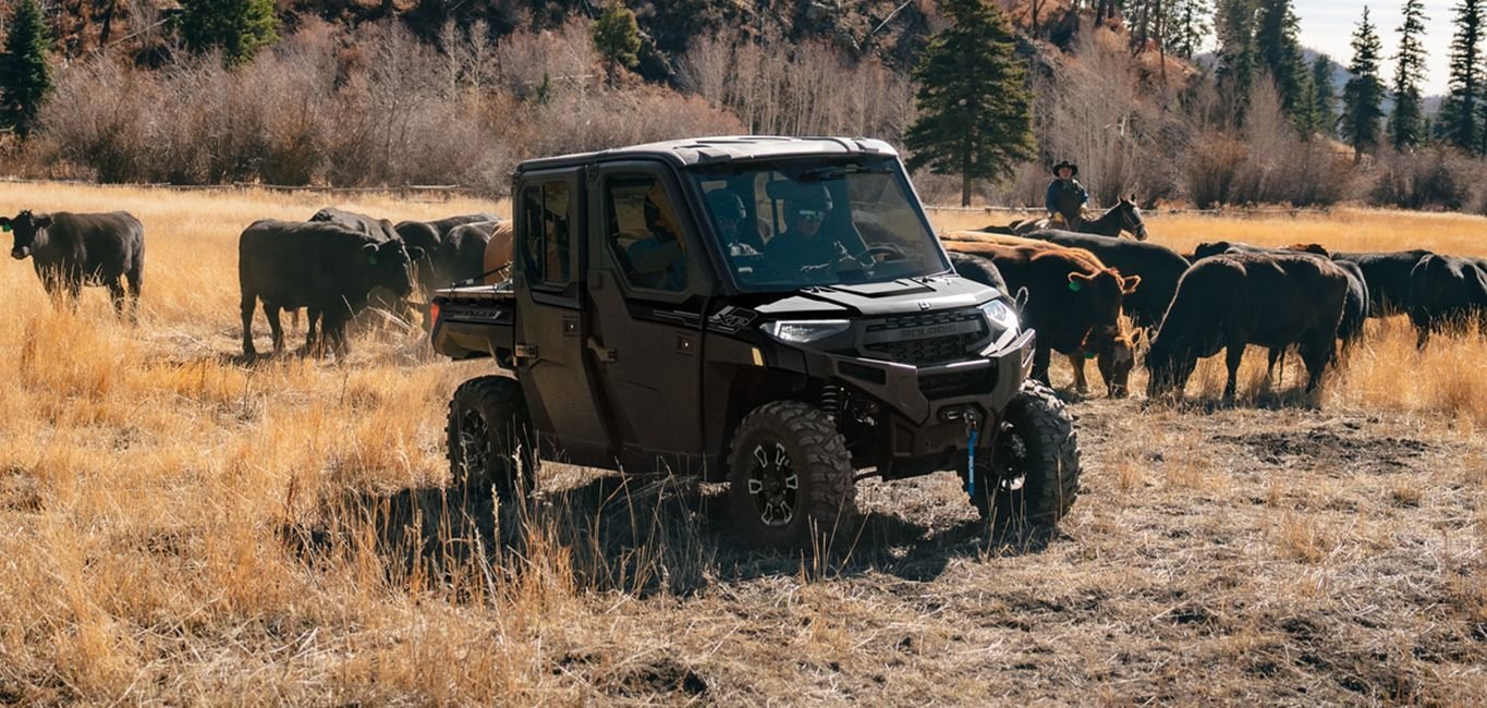 2026 Polaris® RANGER CREW XP 1000 Texas Edition Black Crystal