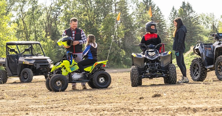 2026 Polaris® Outlaw 110 EFI Lime Squeeze