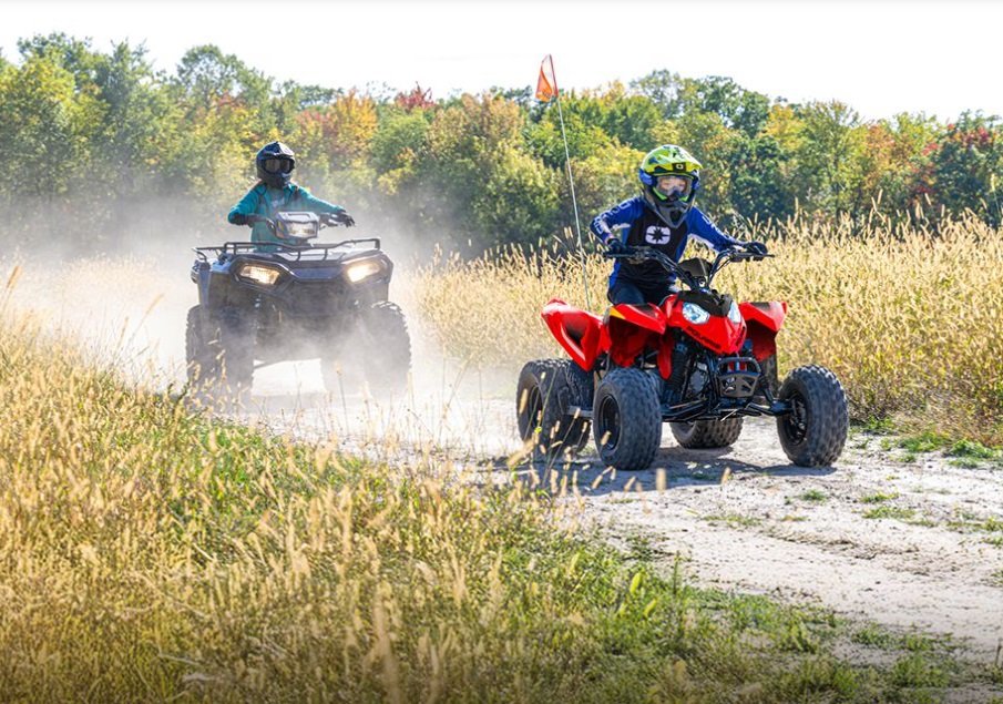 2026 Polaris® Outlaw 110 EFI Lime Squeeze