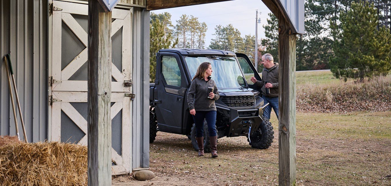 2027 Polaris® RANGER 1000 Premium 3 Seat Springfield Blue
