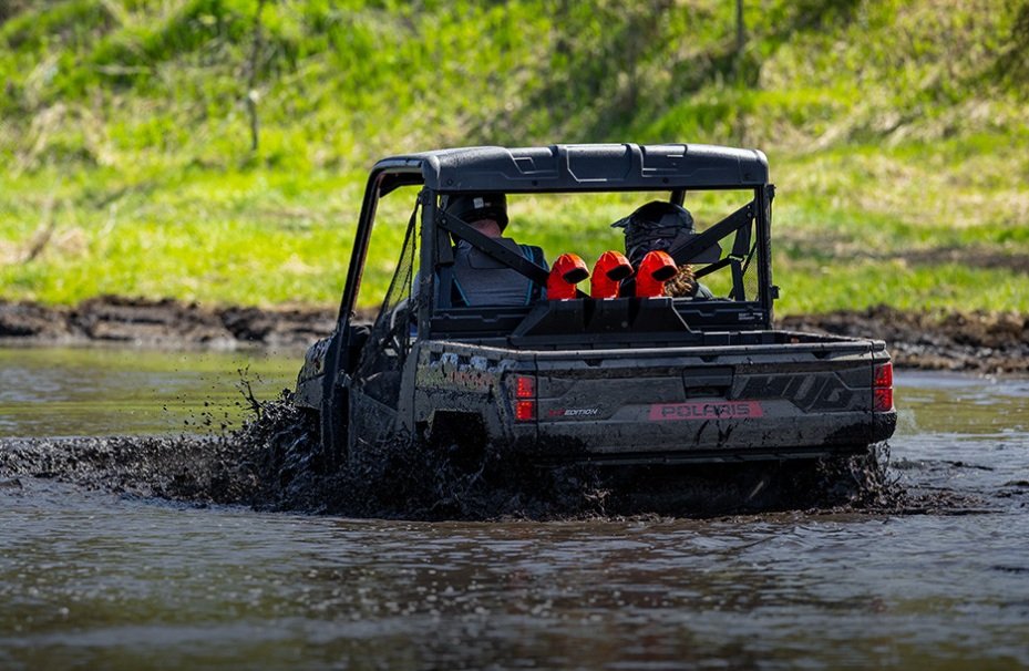 2027 Polaris® RANGER XP 1000 Mud Edition 3 Seat Onyx Black with Red Accent