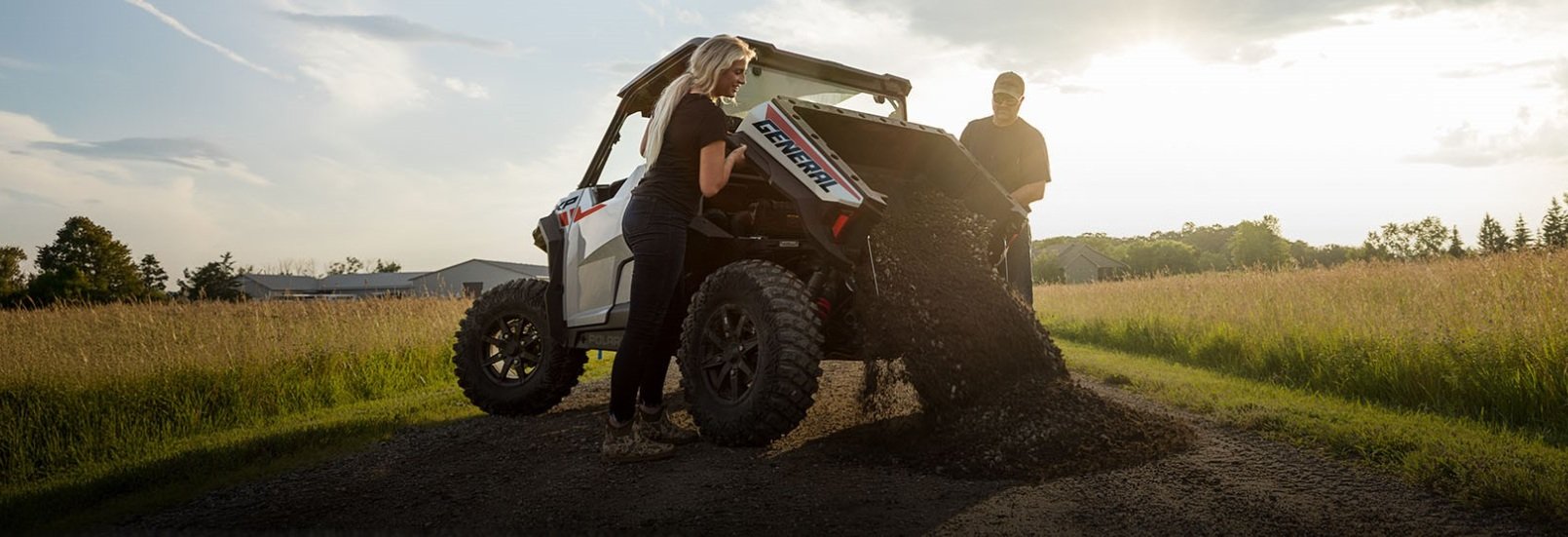 2027 Polaris® GENERAL XP 4 1000 Ultimate 4 Seat Ghost White