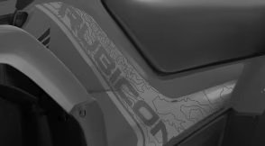 2026 Honda Rubicon 520 DCT Deluxe Automatic Mat Timberwolf Grey Metallic