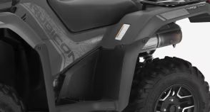 2026 Honda Rubicon 520 DCT Deluxe Automatic Mat Timberwolf Grey Metallic