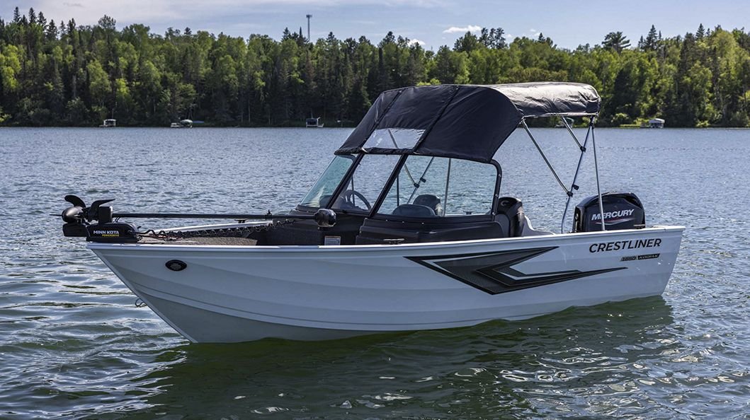 Crestliner 1850 Kodiak Fire Red exterior