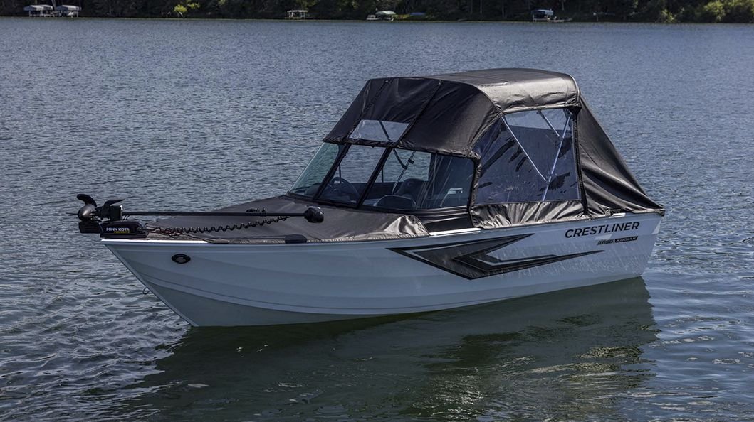 Crestliner 1850 Kodiak Fire Red exterior