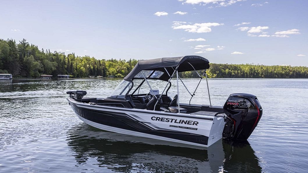 Crestliner 1750 FISH HAWK Black exterior
