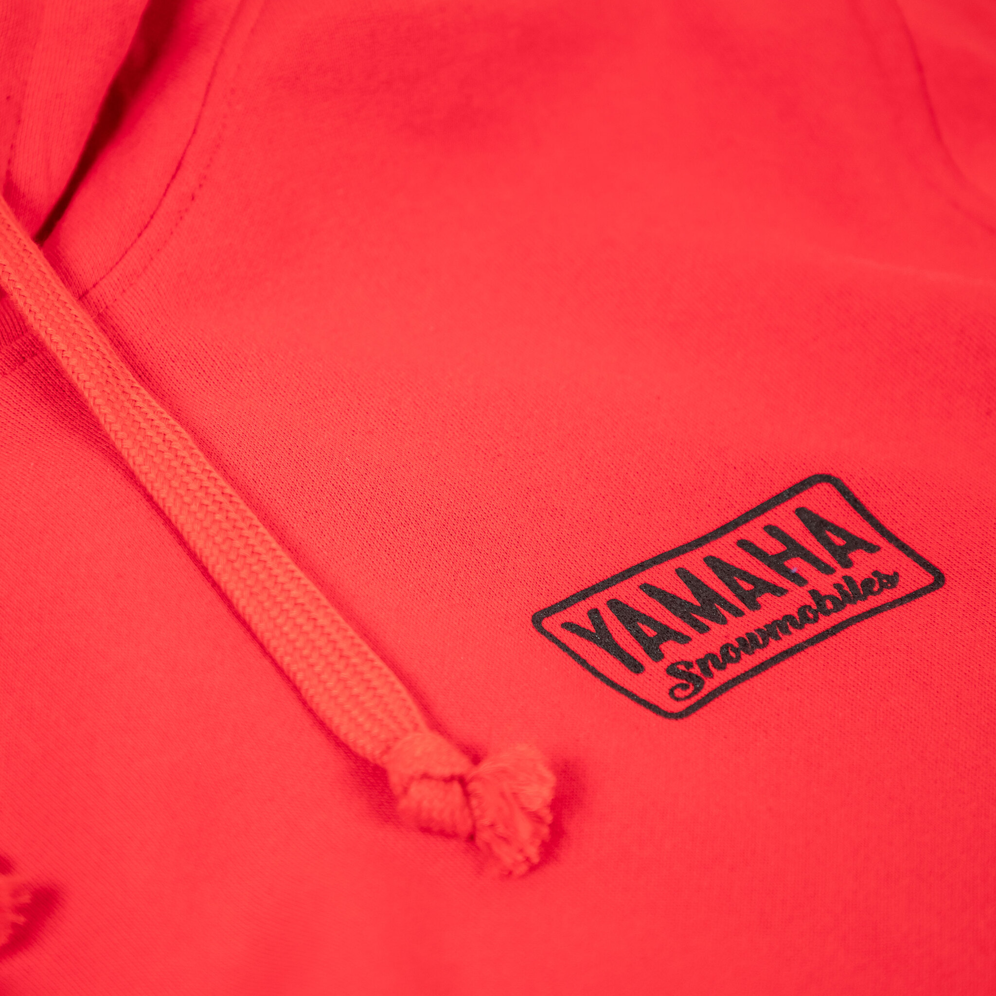 Yamaha 1968 Snowmobile Pullover Hoodie Extra Large red