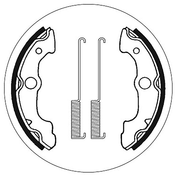SBS BRAKE SHOES WITH SPINGS (5192085100)