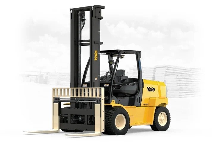 Yale 4 Wheel Electric Forklift Truck Pneumatic Tire