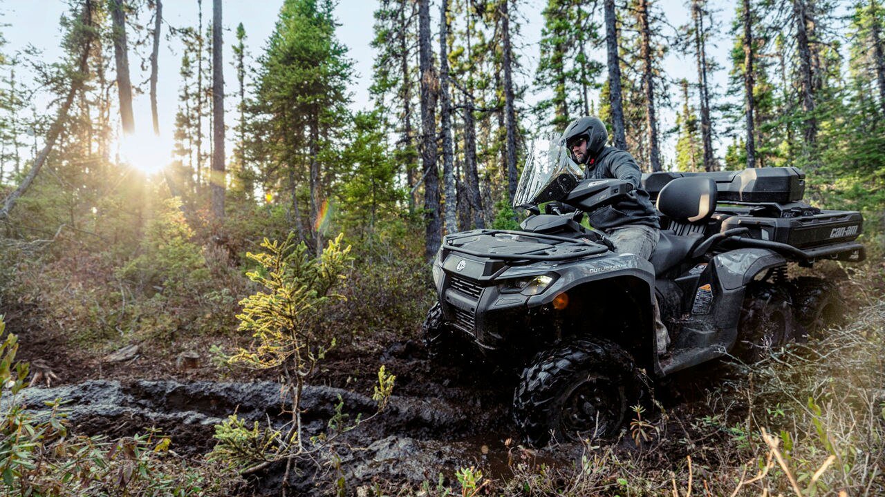 2026 Can Am Outlander MAX 6x6 Backcountry 1000R Stealth Black