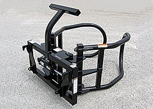 Worksaver HAY HANDLING ATTACHMENTS Tractor Loader & Skid Steer Mount Bale Squeeze