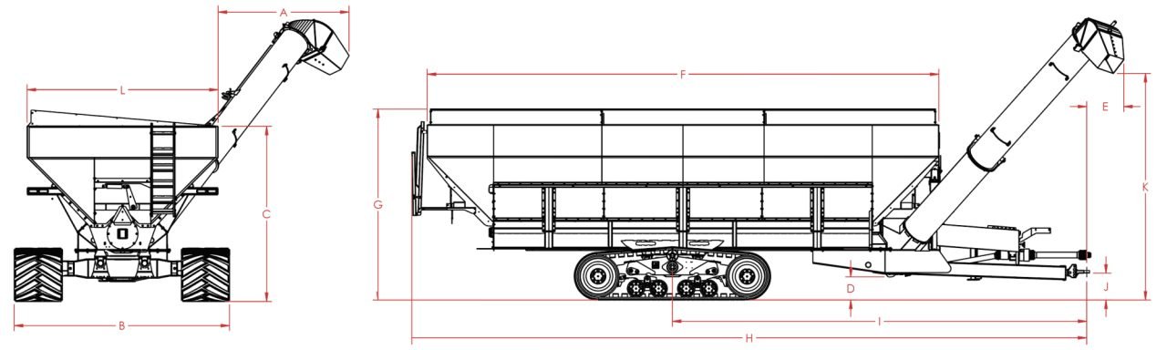 Demco 1100 Grain Cart