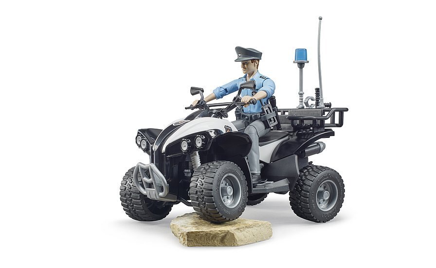 Police Quad with policeman and accessoires