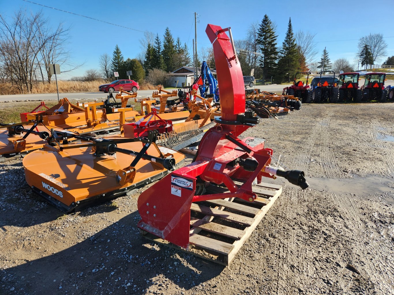 NEW AgroTrend 7274 pull type snowblower