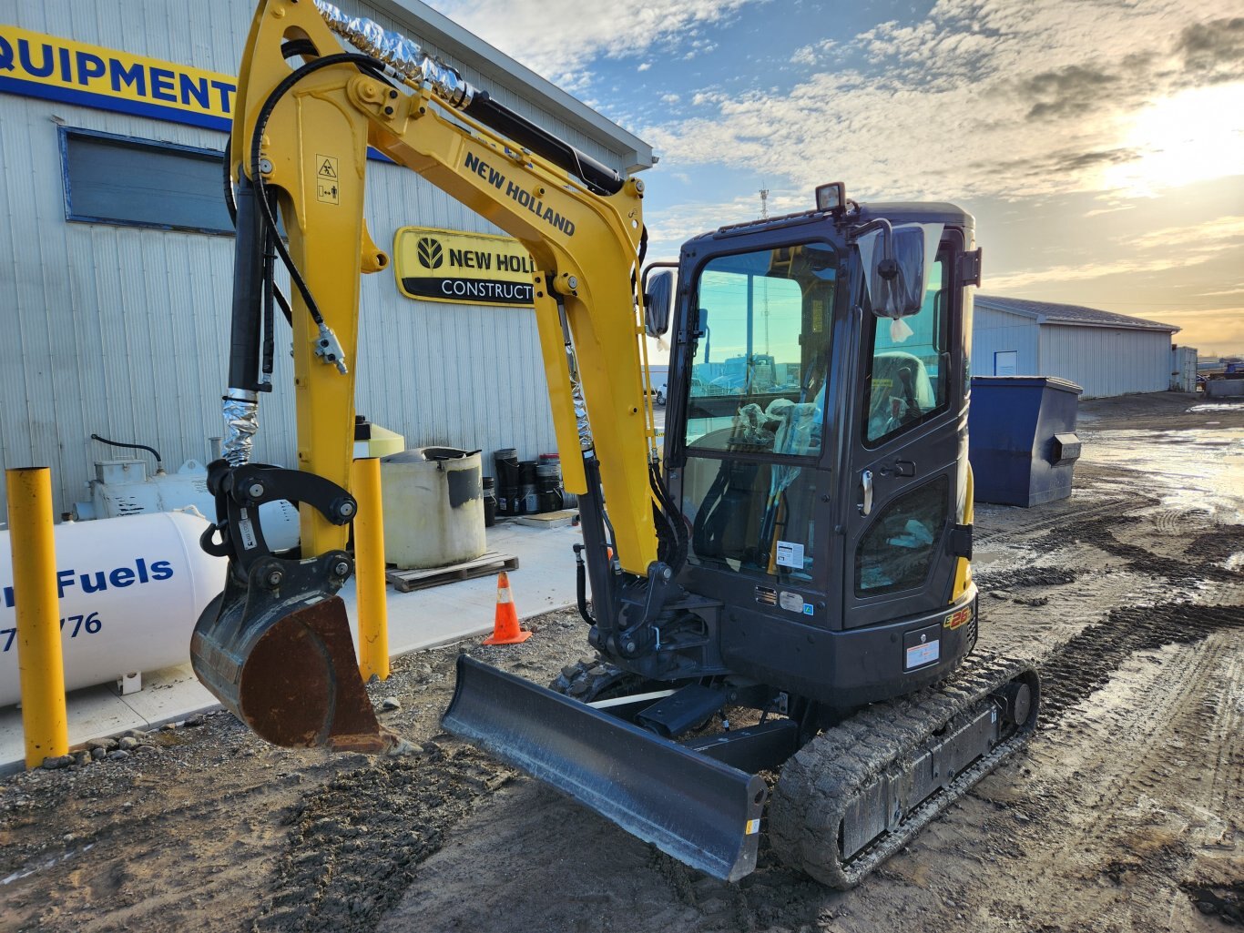 New Holland E26C compact excavator