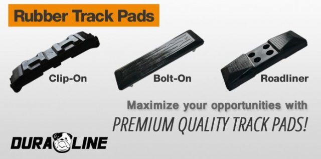 Excavator Rubber Track Pads