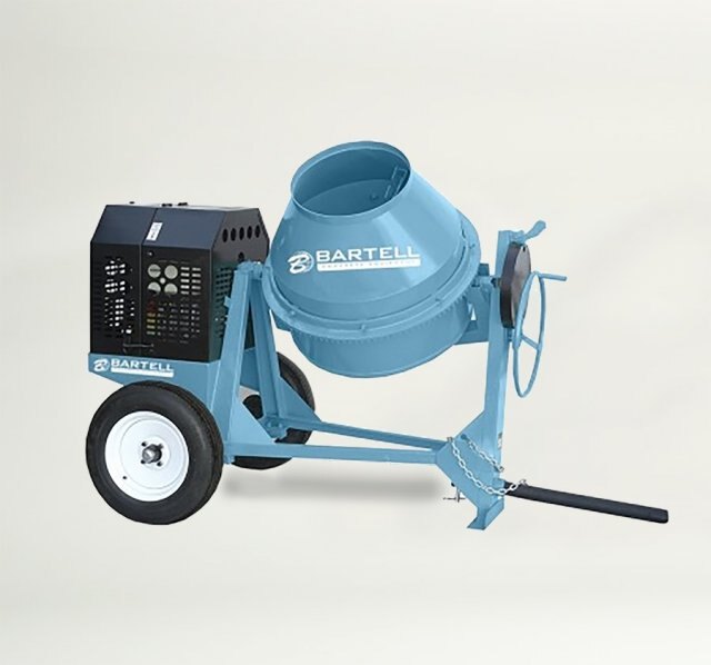 Concrete Mixer 7.5 Cubic Foot Gas Powered