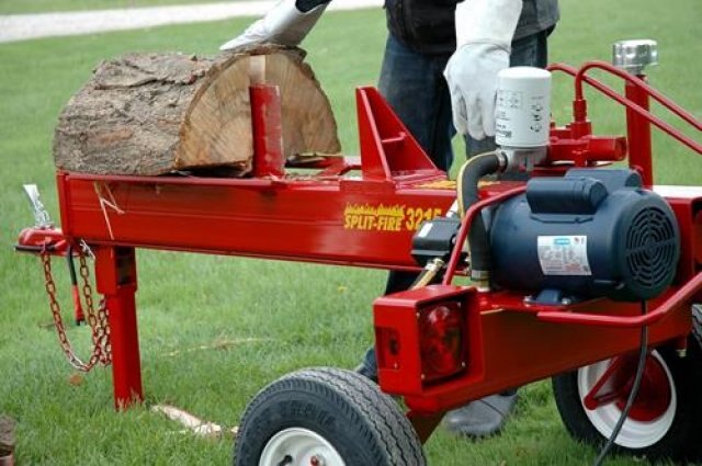 Split fire Self Contained 3215 electric powered Two Way Log Splitter