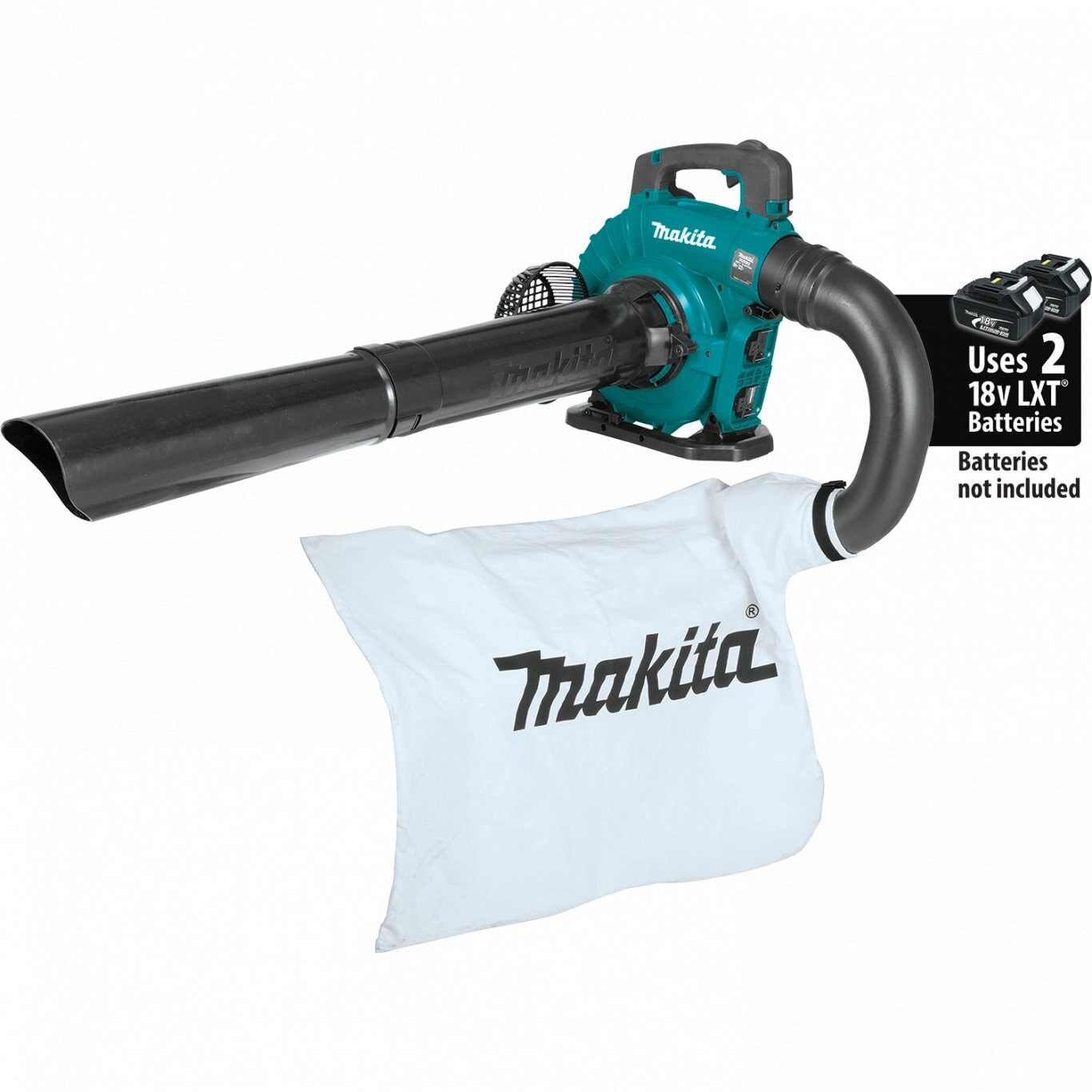 Makita 36V (18V X2) LXT® Brushless Blower with Vacuum Attachment Kit, Tool Only
