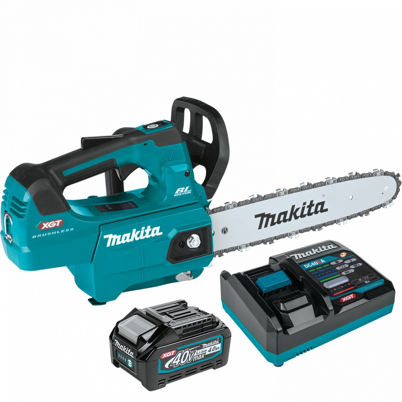 Makita 40V max XGT® Brushless Cordless 12 Top Handle Chain Saw Kit (4.0Ah)