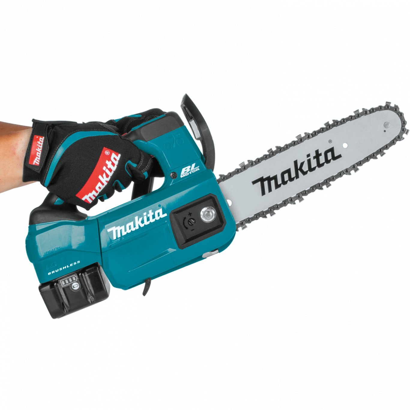 Makita 18V LXT® Lithium?Ion Brushless Cordless 12 Top Handle Chain Saw Kit (4.0 Ah)