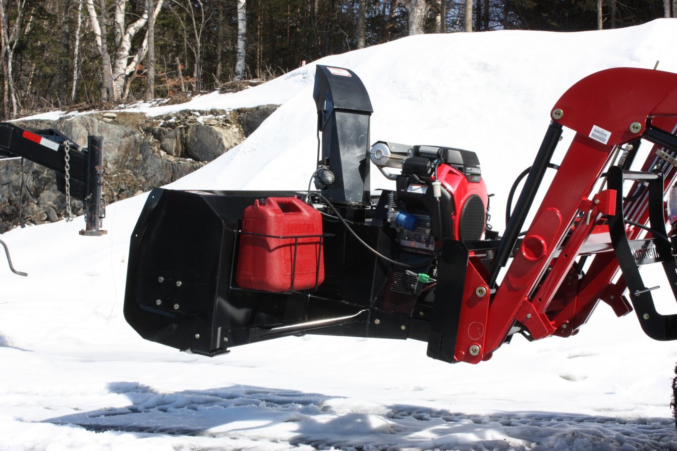 Bercomac 48 Versatile Plus Snowblower for tractors equipped with Skid Steer style attach
