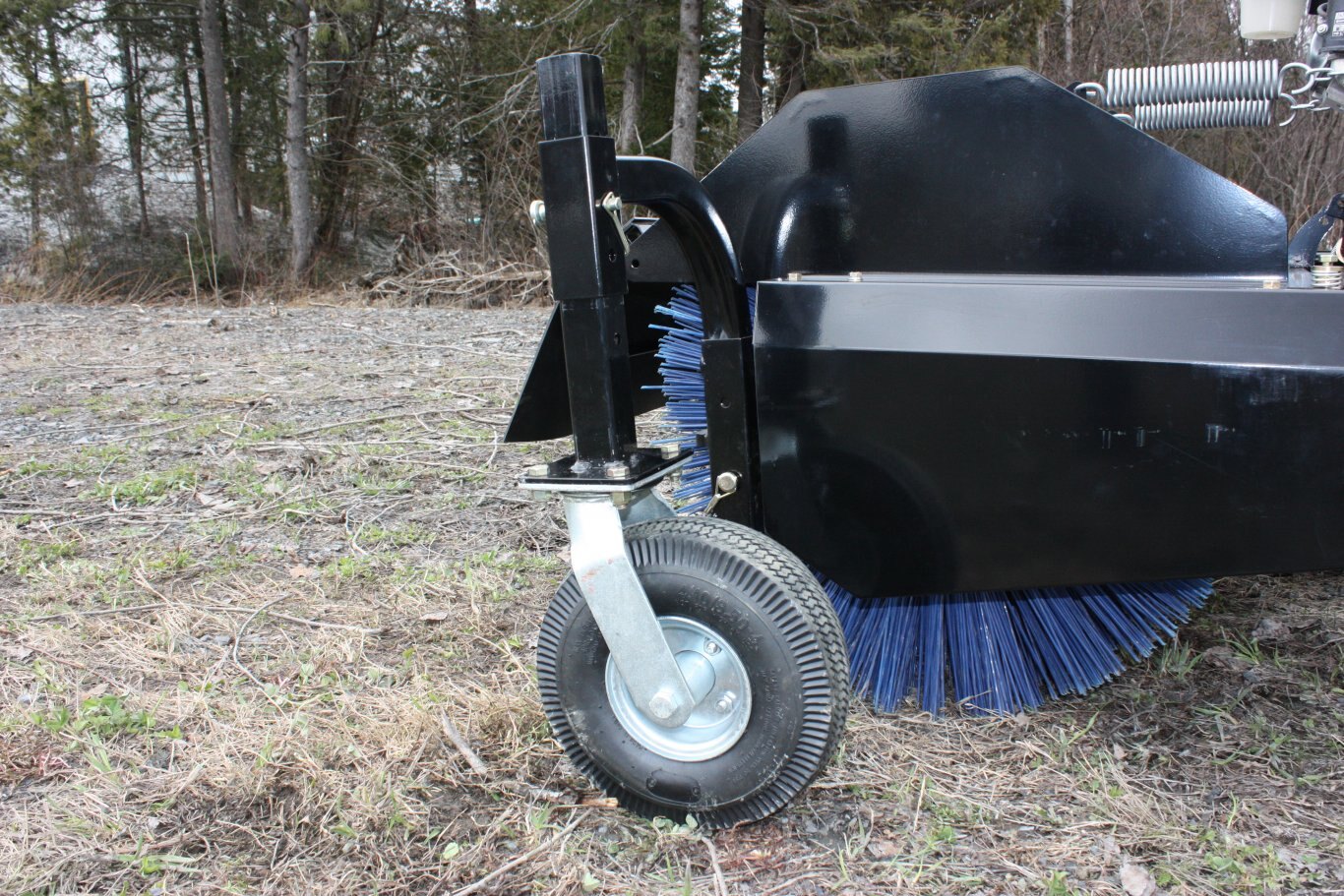 Bercomac 66 Rotary Brooms for tractors equipped with Skid Steer style attach