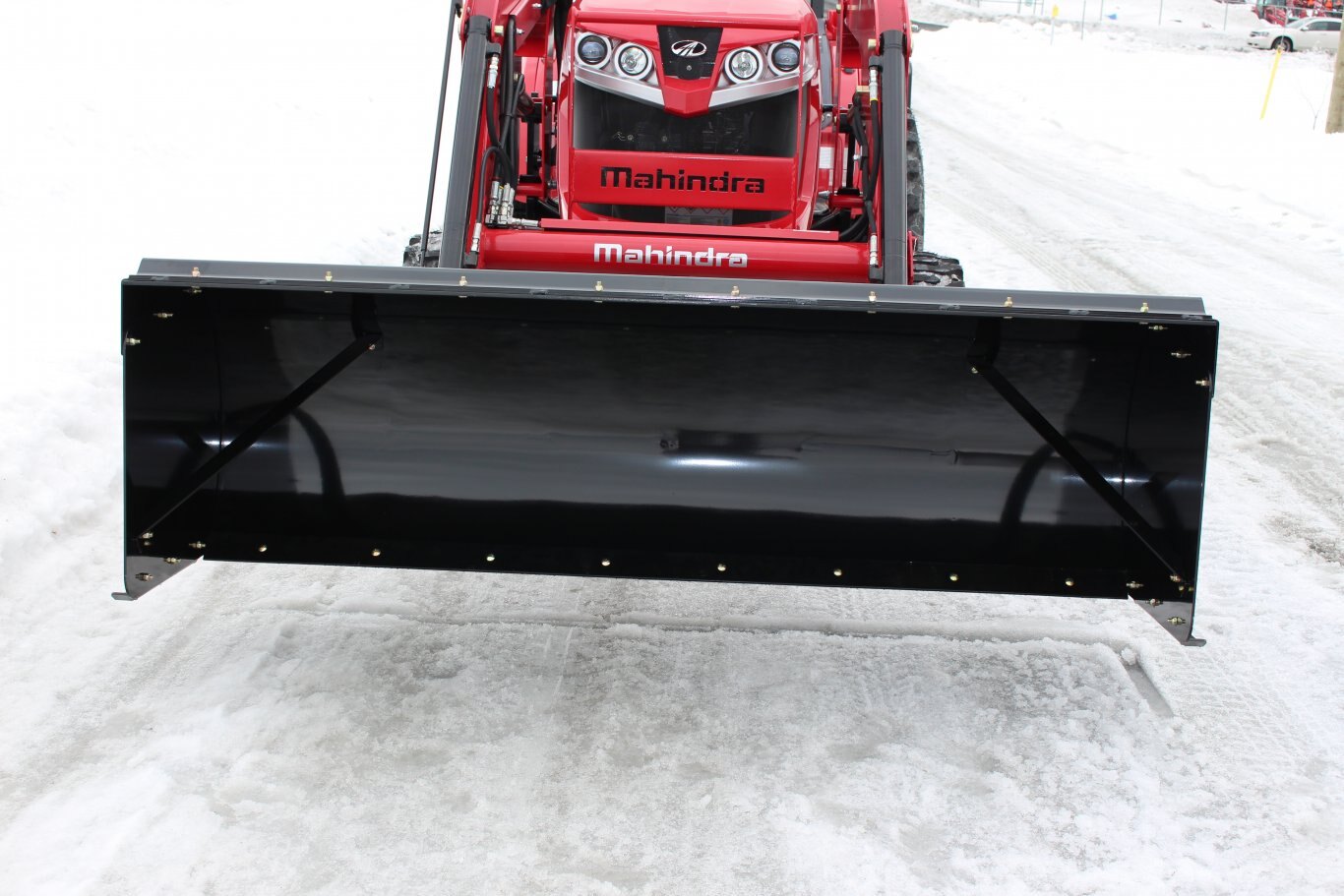 Bercomac Light Duty Snow Push for tractors equipped with Skid Steer style attach