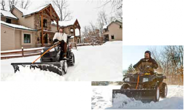 Agri Fab Snow Plow Garden Tractor & ATV