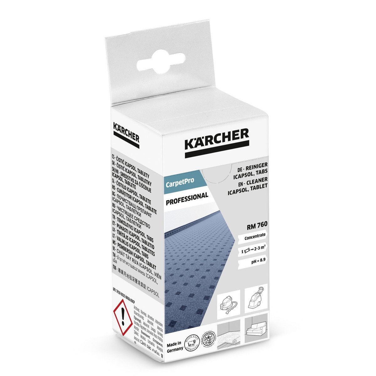 Karcher CarpetPro Cleaner iCapsol RM 760 Tablet, 16Tablets